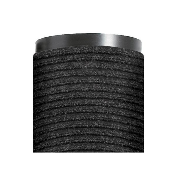 Bsc Preferred 3 x 4' Charcoal Deluxe Vinyl Carpet Mat BUY00442201 - main